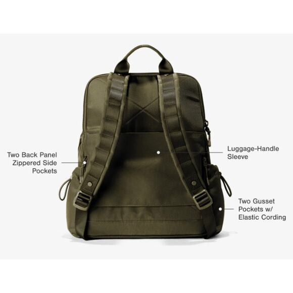 Dagne Dover Brooklyn Flap Top Backpack in Warm Dust main image 5